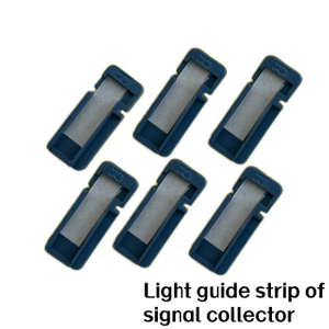 Light guide strip of signal collector