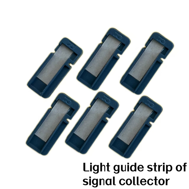 Light guide strip of signal collector