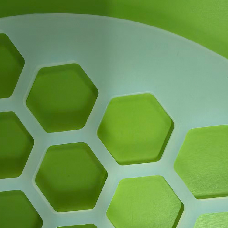 Hexagonal gasket for membrane sewage treatment equipment accessories