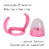baby standard caliber bottle handle, tooth cover, dust cover combination, baby wide caliber PP bottle universal handle accessories