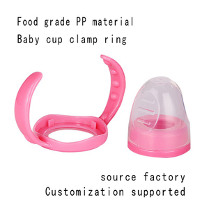 baby standard caliber bottle handle, tooth cover, dust cover combination, baby wide caliber PP bottle universal handle accessories