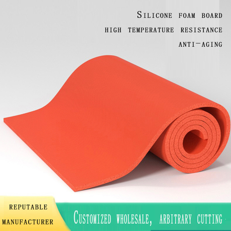 High temperature resistant silicone foam board