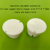 Laboratory equipment accessories Silicone reagent bottle stopper with 37 * 31 * 30mm single and double holes