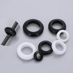 Black double-sided coil protection cable cover Out coil protection ring Rubber sealing ring PDC cable protection cover