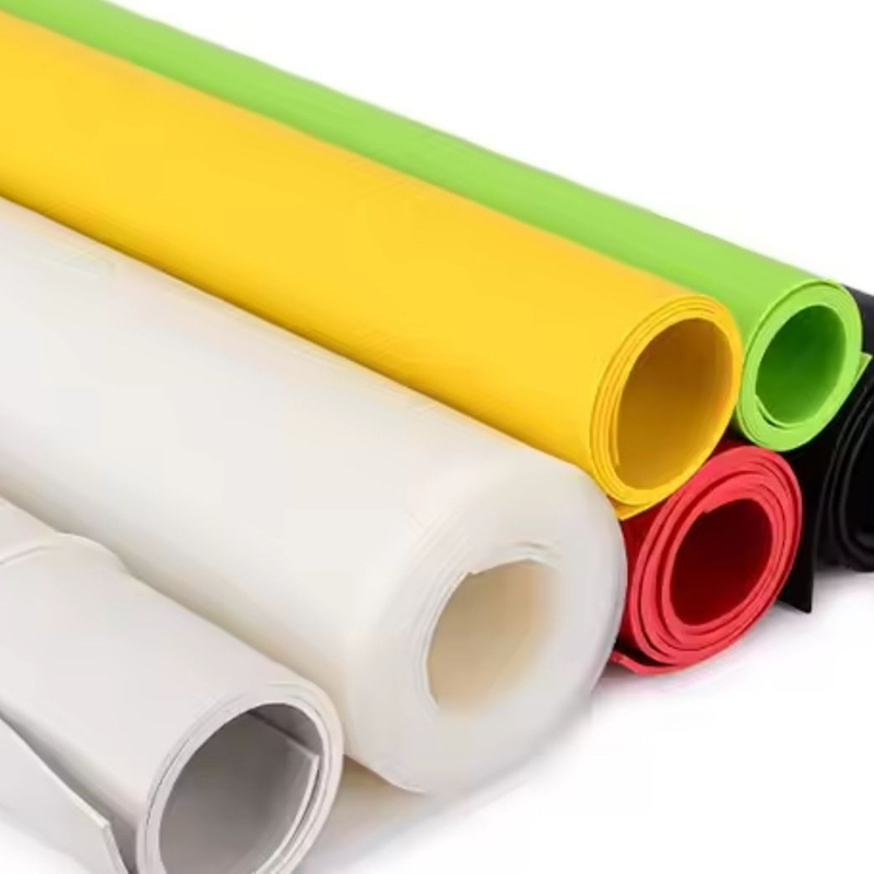 Silicone sheet manufacturers can produce various specifications of silicone sheets 0.5mm 20mm 1.8m heat resistance