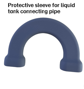 Protective sleeve for liquid tank connecting pipe