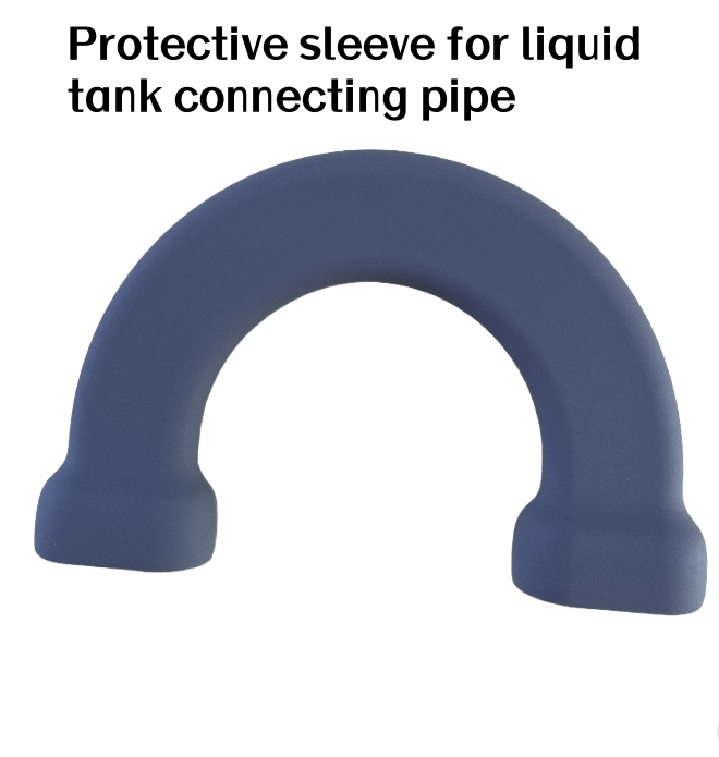 Protective sleeve for liquid tank connecting pipe