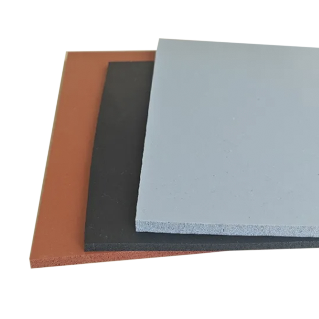 High temperature resistant silicone foam board