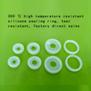 300 ℃ high temperature resistant silicone sealing ring, tear resistant, factory direct sales