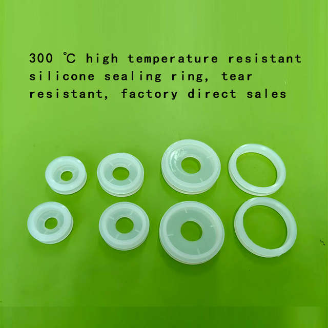 300 ℃ high temperature resistant silicone sealing ring, tear resistant, factory direct sales