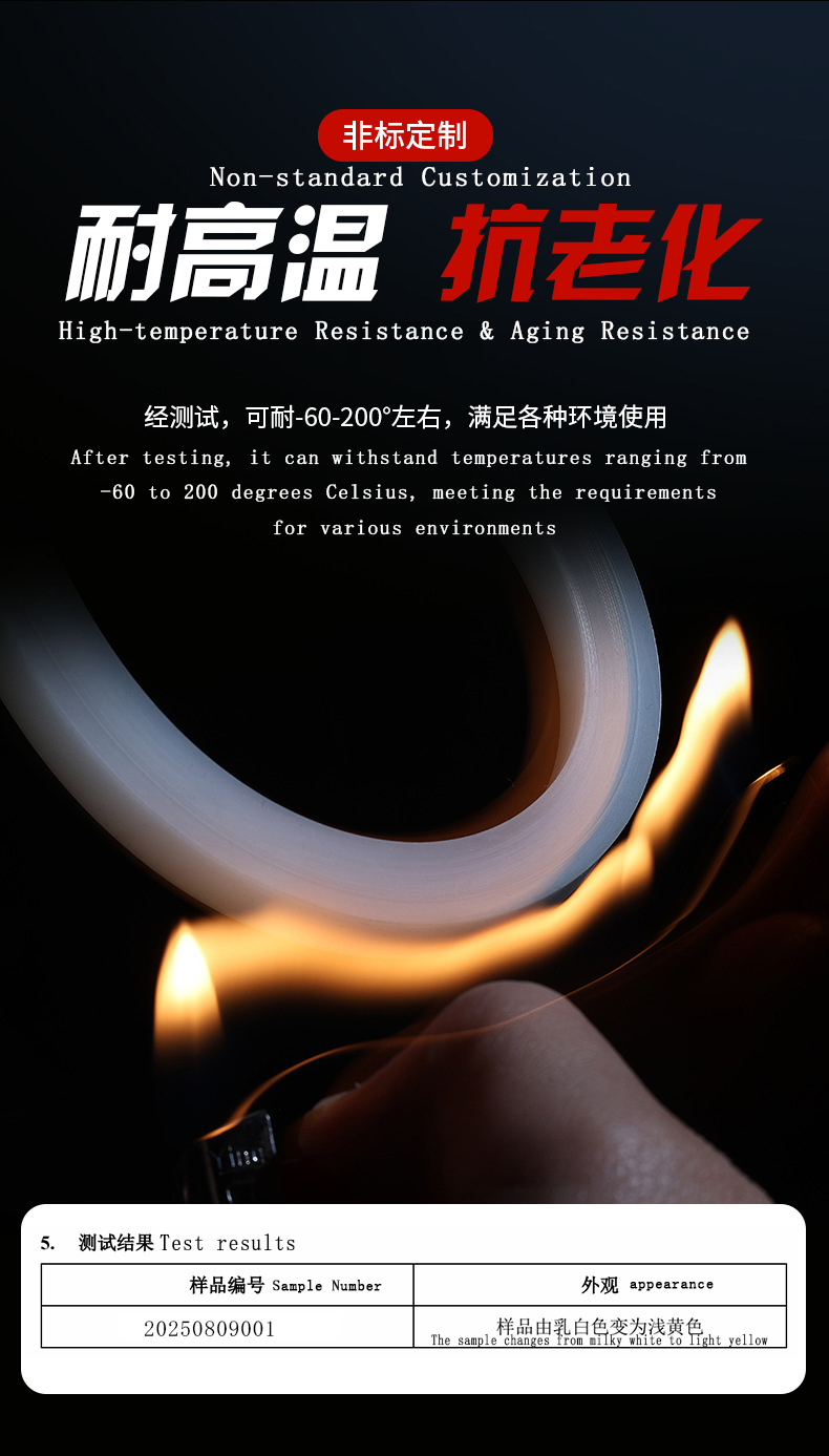 Silicone custom-shaped parts