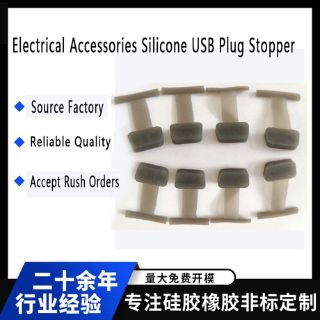 Silicone USB plug for electrical accessories