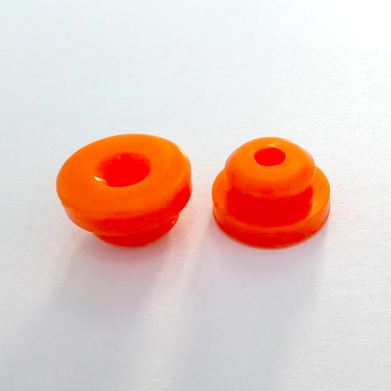 Orange storage bucket silicone plug