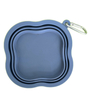  Factory Direct Sales Pet Bowl with Lock, Portable Foldable Silicone Bowl