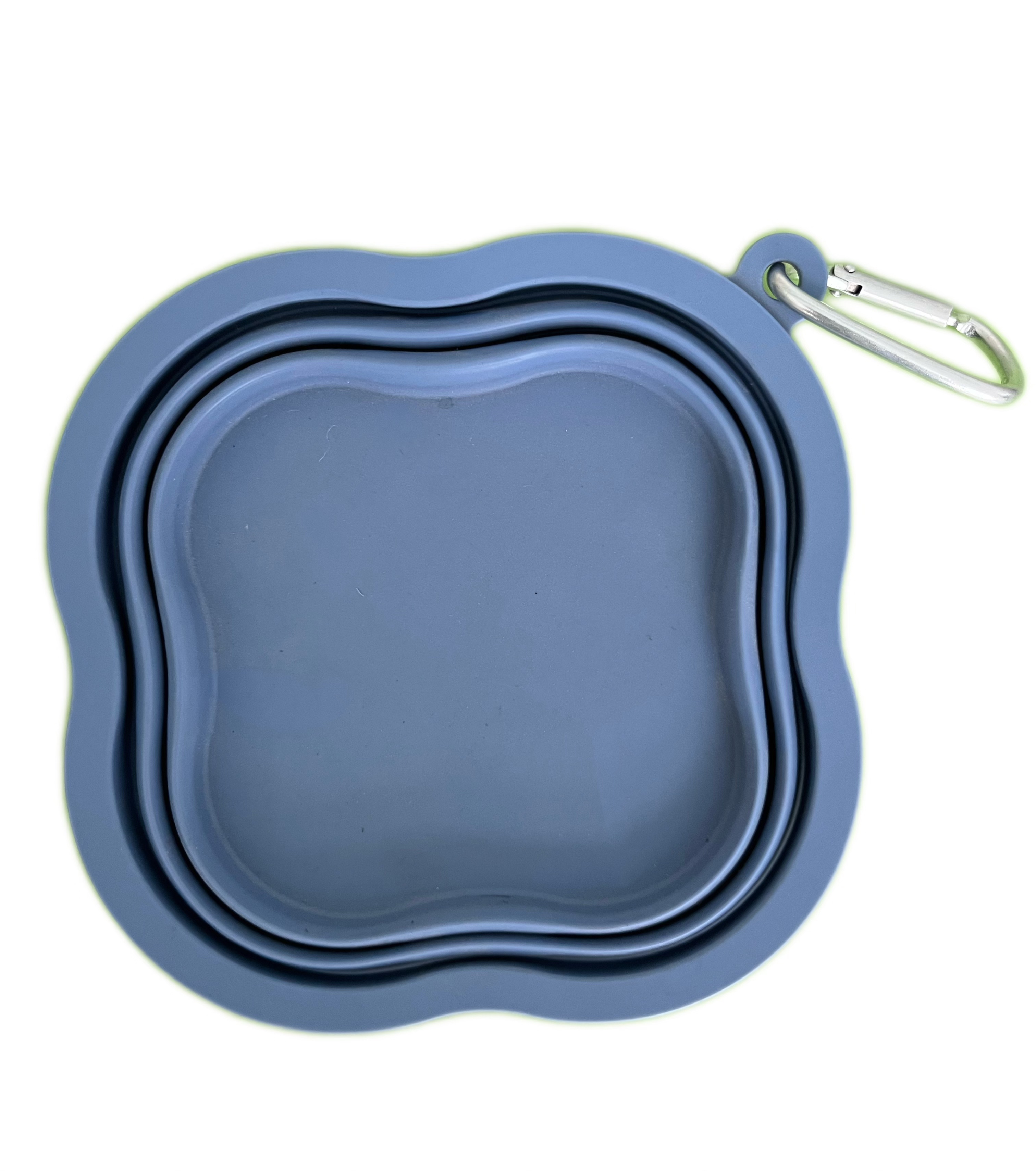  Factory Direct Sales Pet Bowl with Lock, Portable Foldable Silicone Bowl