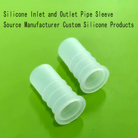Silicone inlet and outlet pipe sleeve