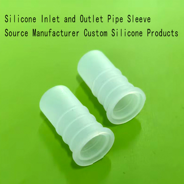 Silicone inlet and outlet pipe sleeve