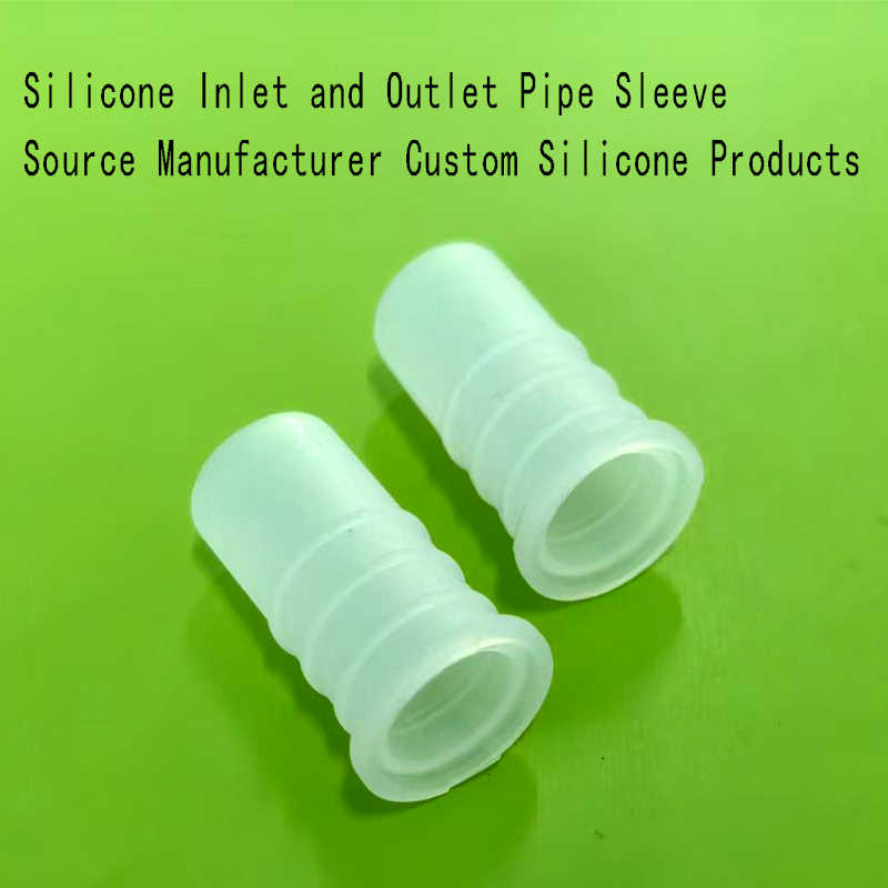Silicone inlet and outlet pipe sleeve