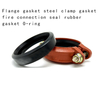 Production of fire pipeline groove type connecting fittings clamps rubber sealing rings EPDM rubber rings