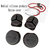 Medical grade silicone button cover for medical devices, Nanjing manufacturer of medical grade silicone products