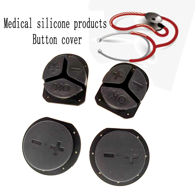 Medical grade silicone button cover for medical devices, Nanjing manufacturer of medical grade silicone products