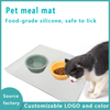 Pet placemat Dog and cat placemat silicone cat litter mat Eating cat food mat Cat food mat pet foot mat Cat bowl mat