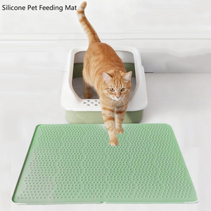 New Silicone Cat Litter Mat | Anti-Litter Tracking Pet Pad for Toilet Training | Factory Direct
