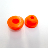 Orange storage bucket silicone plug