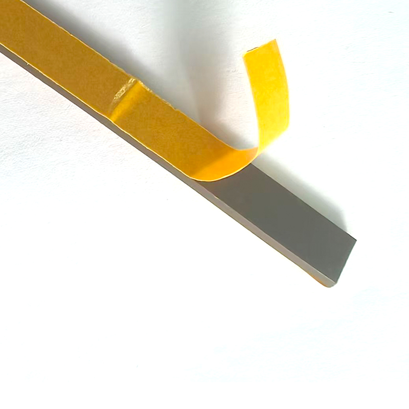 Silicone sealing strip double-sided self-adhesive sealing strip shock-absorbing silicone strip source manufacturer