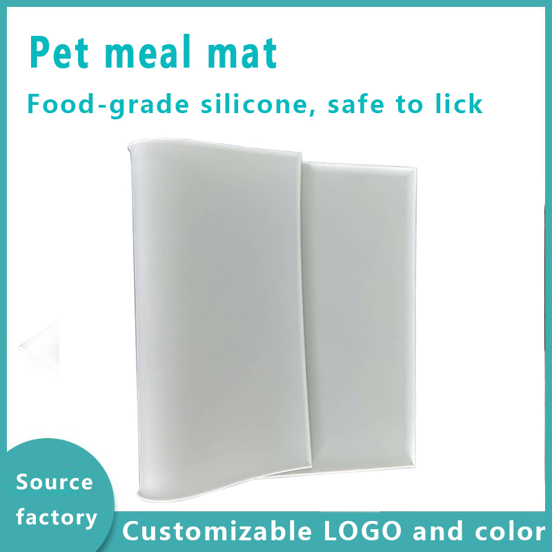 Pet placemat Dog and cat placemat silicone cat litter mat Eating cat food mat Cat food mat pet foot mat Cat bowl mat