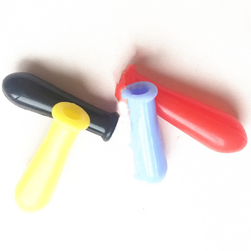 Spot dropper with thickened red rubber head, silicone red skin head, laboratory dropper bottle, dropper cap