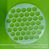 Hexagonal gasket for membrane sewage treatment equipment accessories