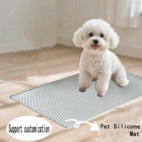 Cat pet silicone sand control mat allows pets to store good toilet habits. The manufacturer's new style is wear-resistant.