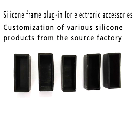 Silicone frame inserts for electrical equipment accessories as silicone rubber products