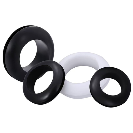 Black double-sided coil protection cable cover Out coil protection ring Rubber sealing ring PDC cable protection cover