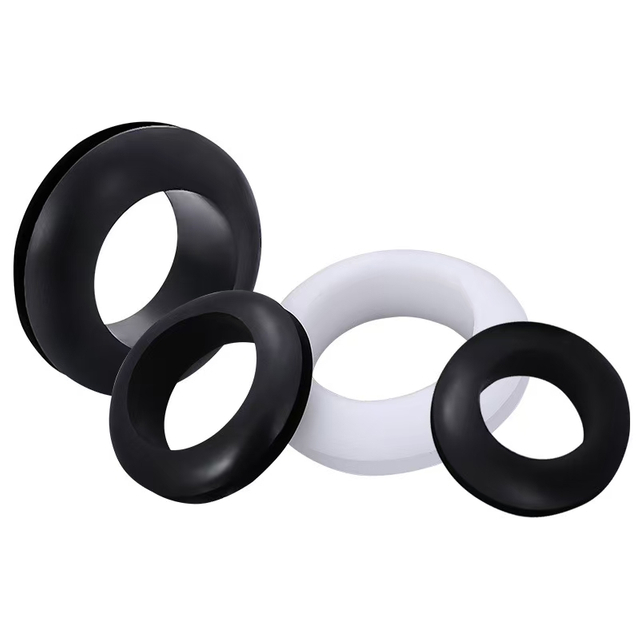 Black double-sided coil protection cable cover Out coil protection ring Rubber sealing ring PDC cable protection cover