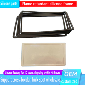 New energy flame-retardant silicone frame with aging resistance provides reliable protection for batteries and ensures driving safety