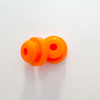 Orange storage bucket silicone plug