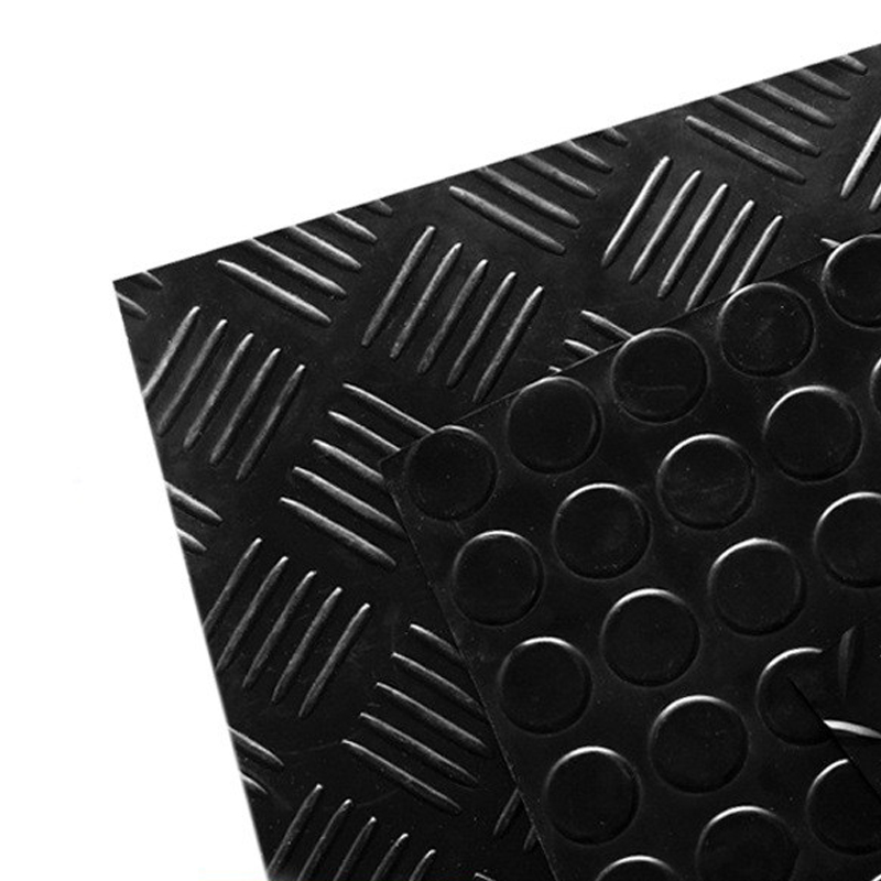  round buckle willow stripe wear-resistant rubber sheet